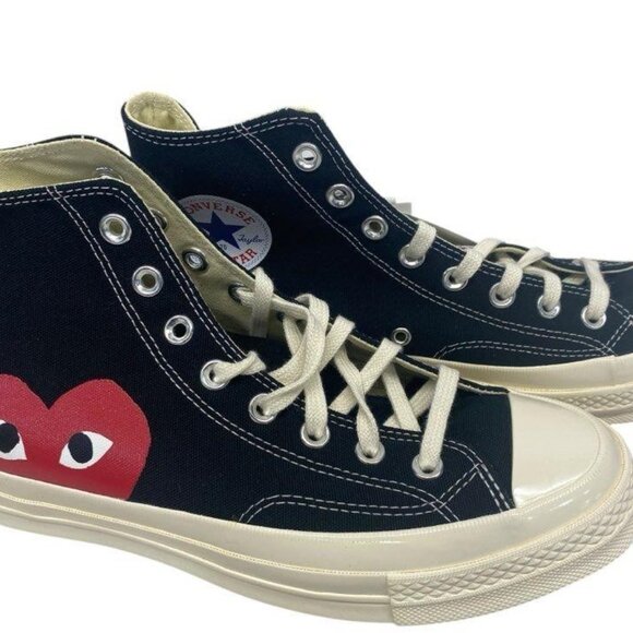 IOB Converse Chuck 70 Hi NWT Comme des Garcons Unisex Sneakers (M 8/W10) - Picture 2 of 8
